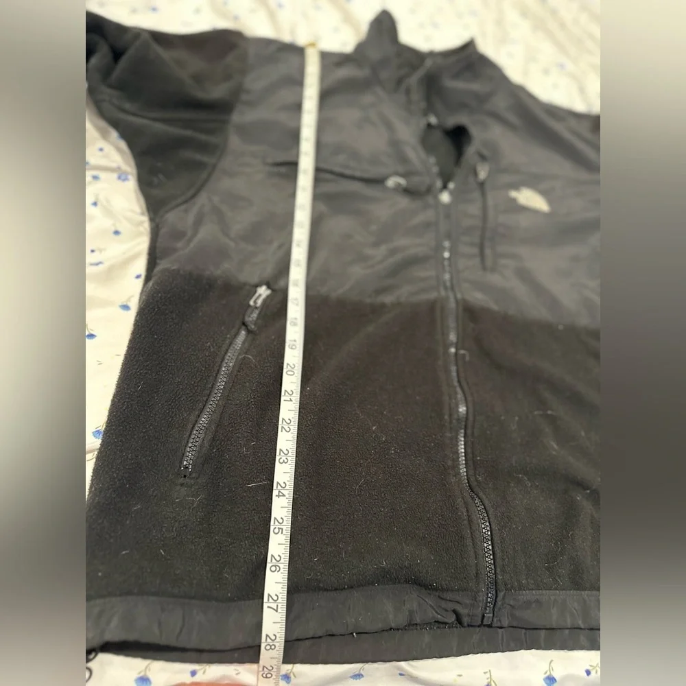 The North Face Denali Fleece Jacket Mens XL Black Full Zip Coat.